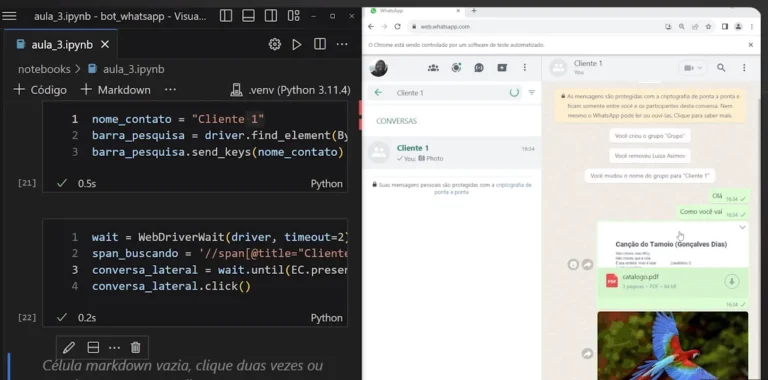 Bot WhatsApp – Automatizando WhatsApp com Selenium
