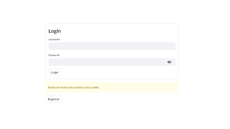 Tela de Login – Autenticação com Streamlit