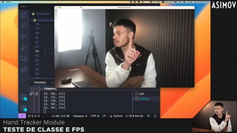 Pronjeto Hand Tracking – Rastreando sua mão na webcam